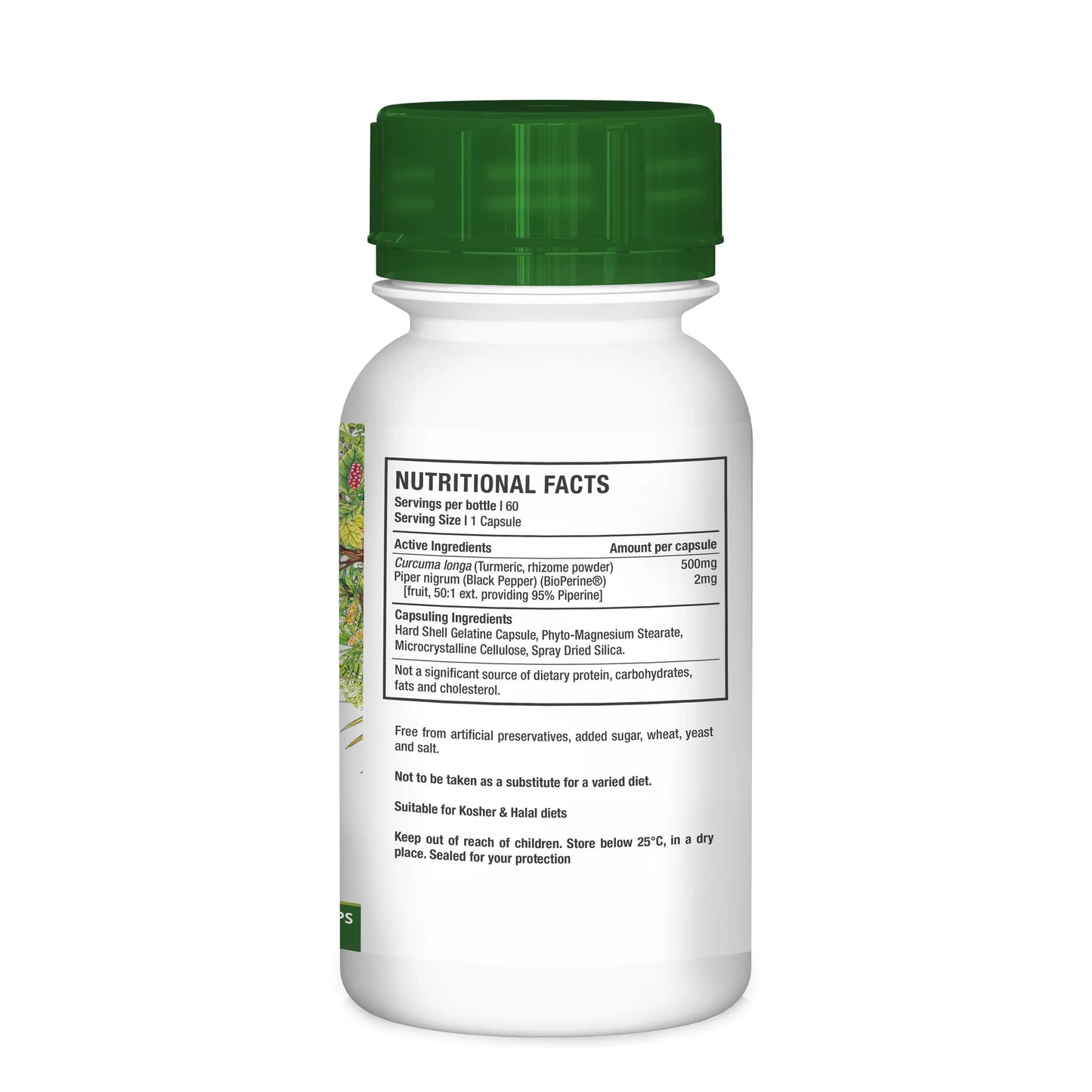 NUTRIHERB - Turmeric 60 Capsules | One Life Health