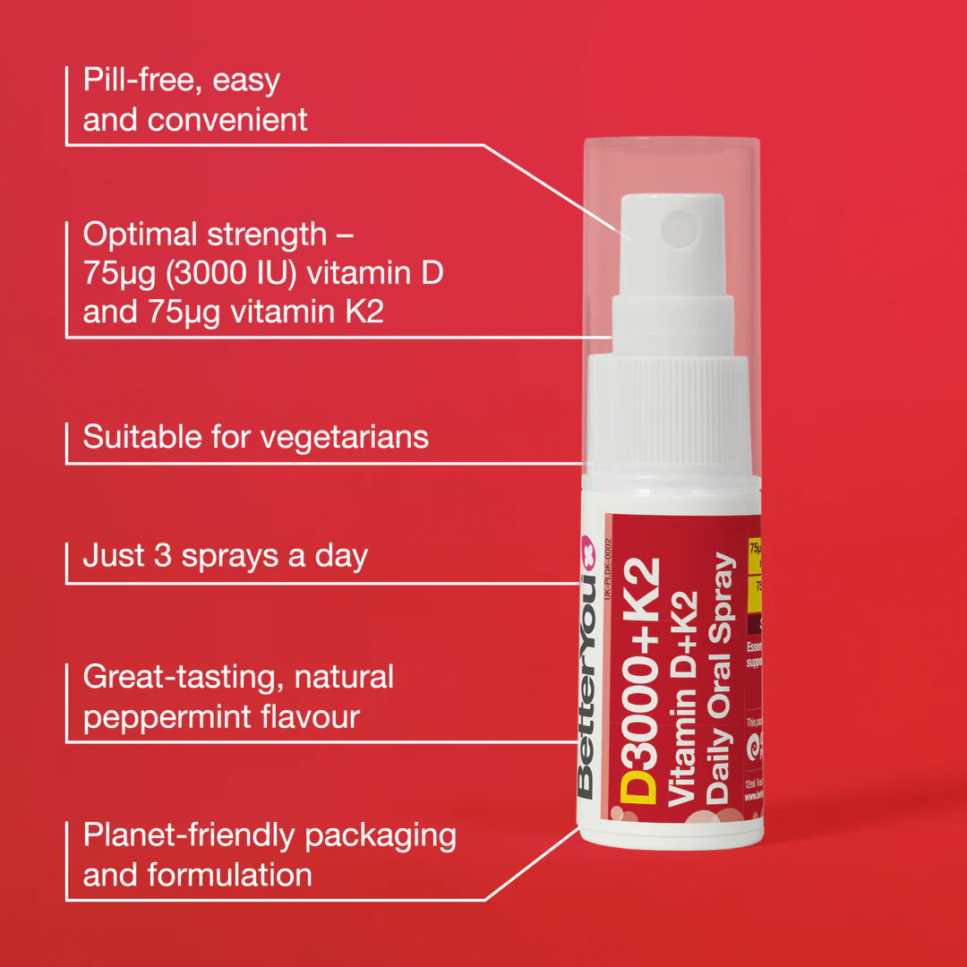 BETTERYOU VITAMIN D 3000 IU Oral Spray 15ml For Supports Bones & Teeth - View #5