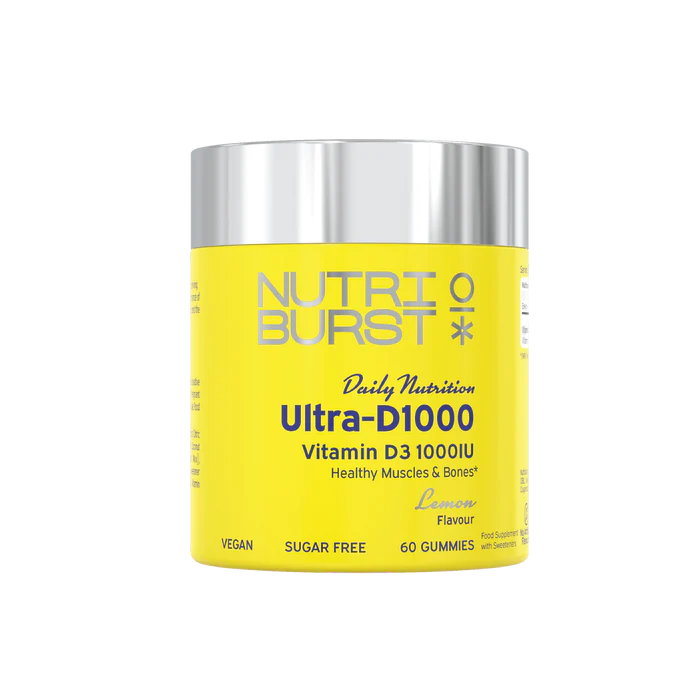 NUTRIBURST - Ultra-D1000 Vitamin D3 1000IU - 60 Gummies | One Life Health