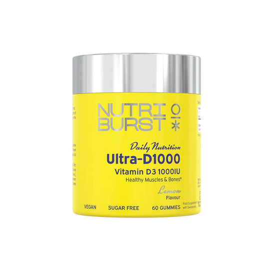 NUTRIBURST - Ultra-D1000 Vitamin D3 1000IU - 60 Gummies | One Life Health