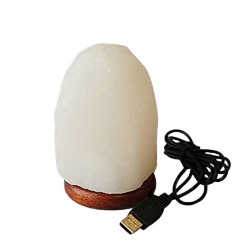 KEELAWEE - USB Crystal Salt Lamp White - ??? | One Life Health