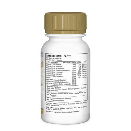 NUTRILIFE - Vitamin B25 Complex 60 Veg Capsules | One Life Health