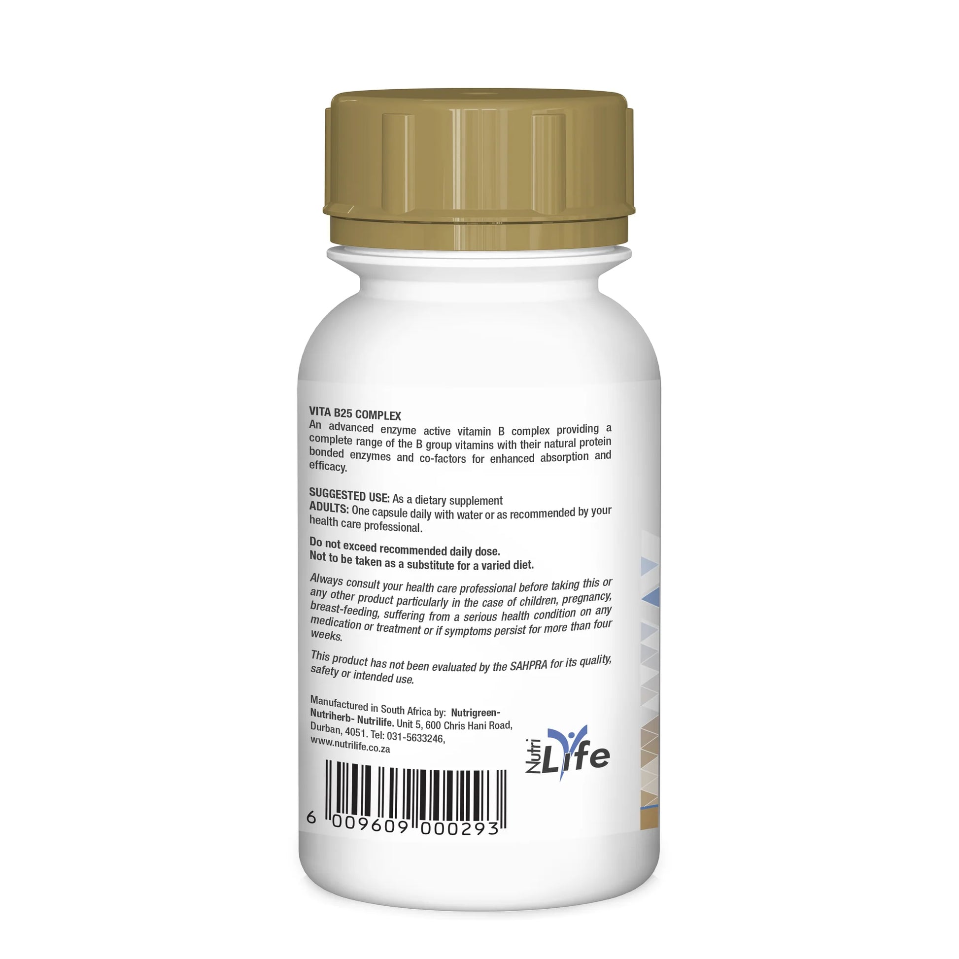 NUTRILIFE - Vitamin B25 Complex 60 Veg Capsules | One Life Health