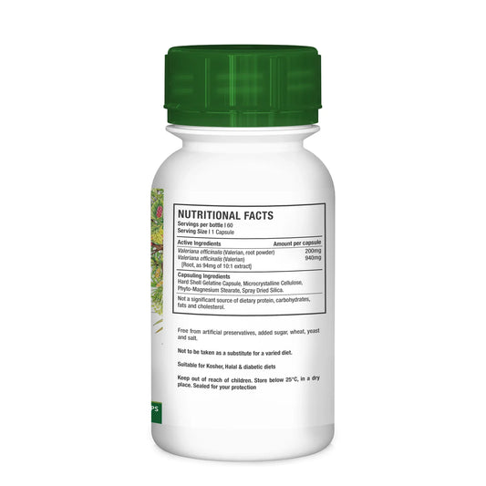 NUTRIHERB - Valerian 60 Capsules | One Life Health