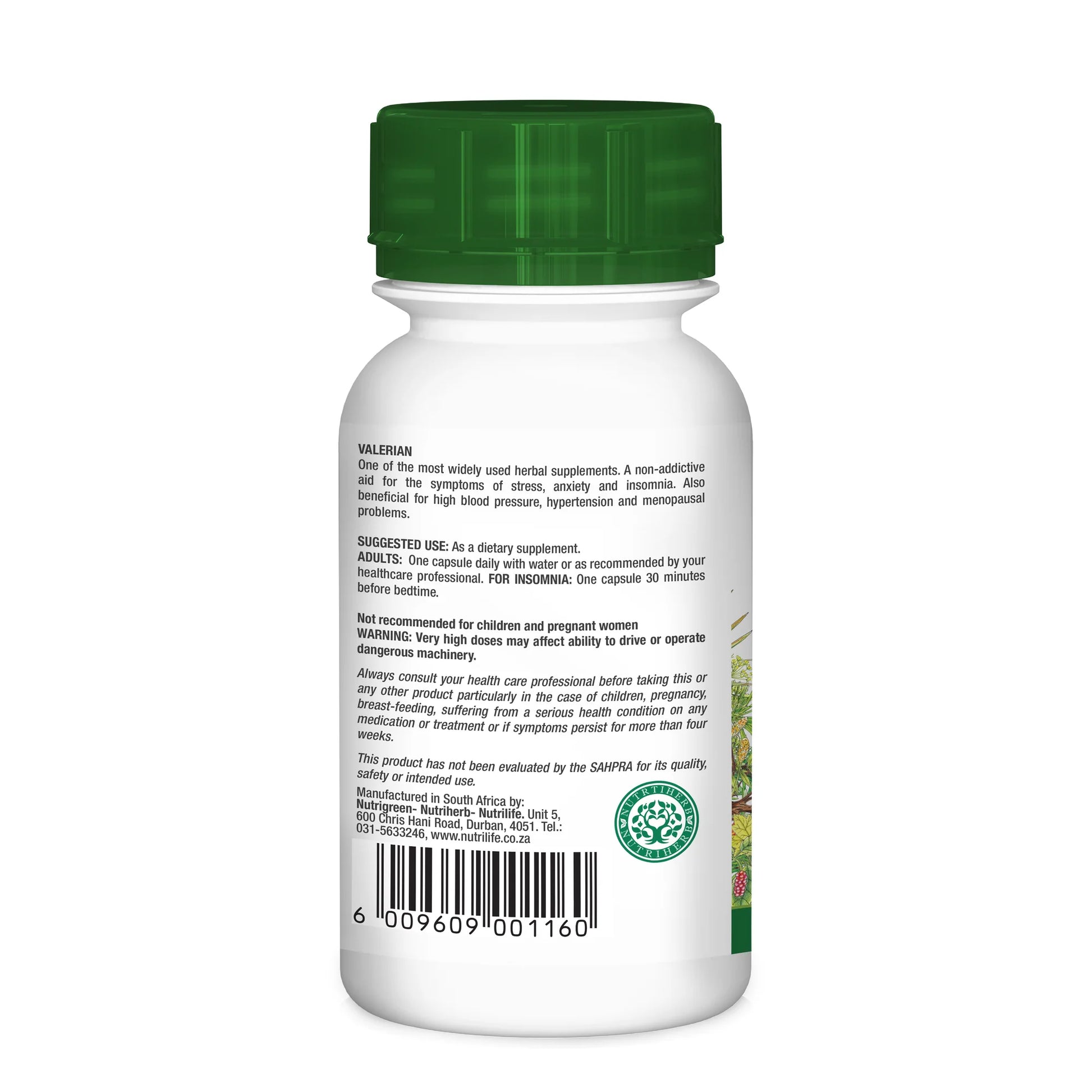 NUTRIHERB - Valerian 60 Capsules | One Life Health