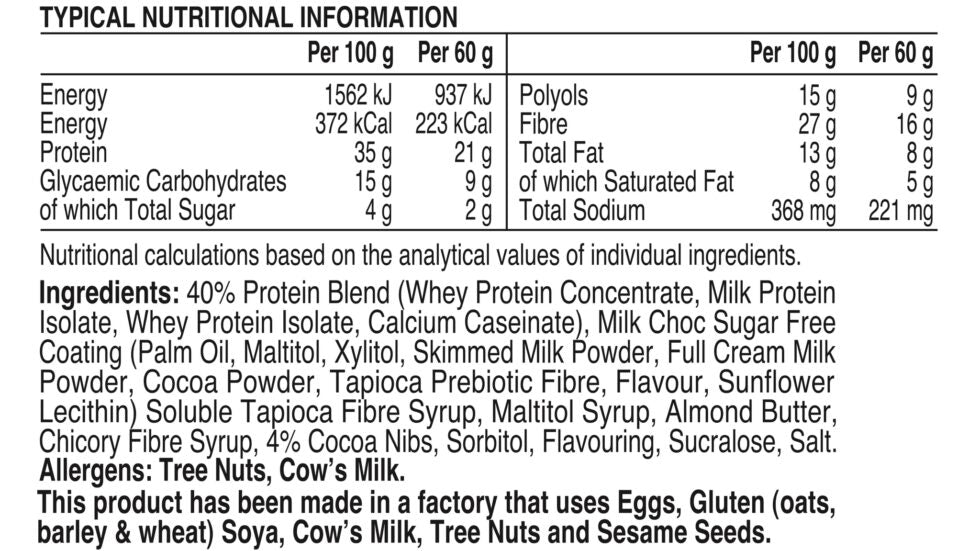 BETTER BAR - Vanilla Choc Chip - 60g | One Life Health