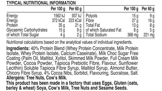 BETTER BAR - Vanilla Choc Chip - 60g | One Life Health