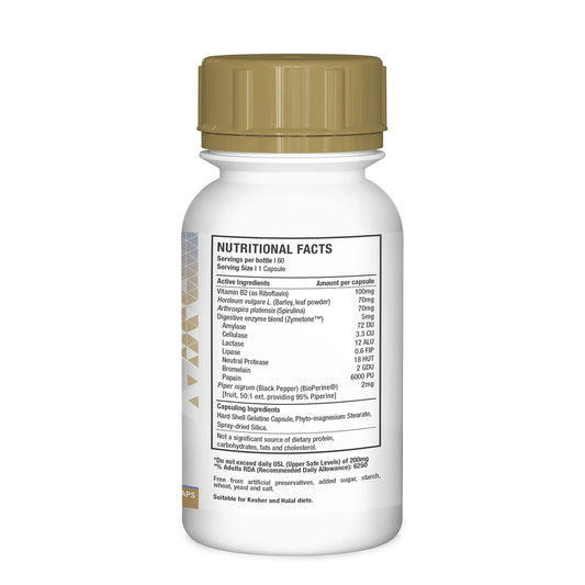 NUTRILIFE - Vitamin B2 Riboflavin 60 Capsules | One Life Health