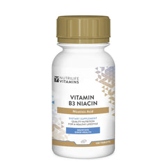 NUTRILIFE - Vitamin B3 Niacin- Nicotinic Acid - 100 Tablet