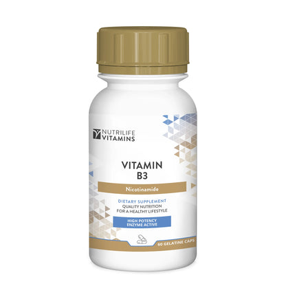 NUTRILIFE - Vitamin B3 Nicotinamide 60 Capsules | One Life Health