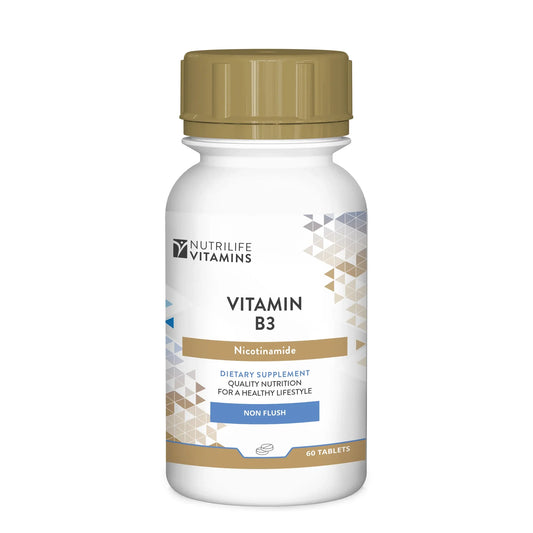 NUTRILIFE - Vitamin B3 Nicotinamide 100mg - 60 Capsules | One Life Health