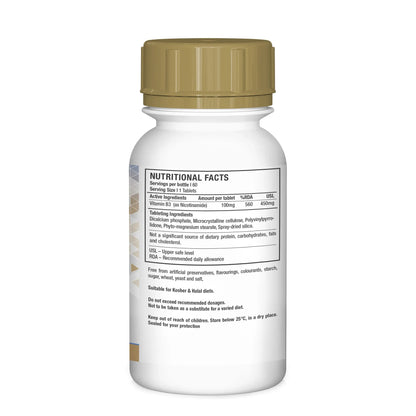 NUTRILIFE - Vitamin B3 Nicotinamide 100mg - 60 Capsules | One Life Health