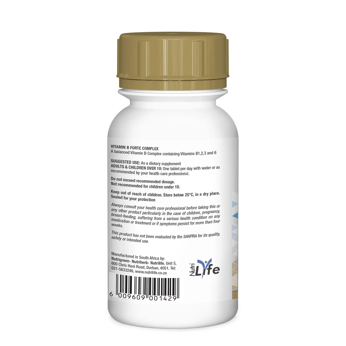 NUTRILIFE - Vitamin B Forte Complex 100 Tablets | One Life Health