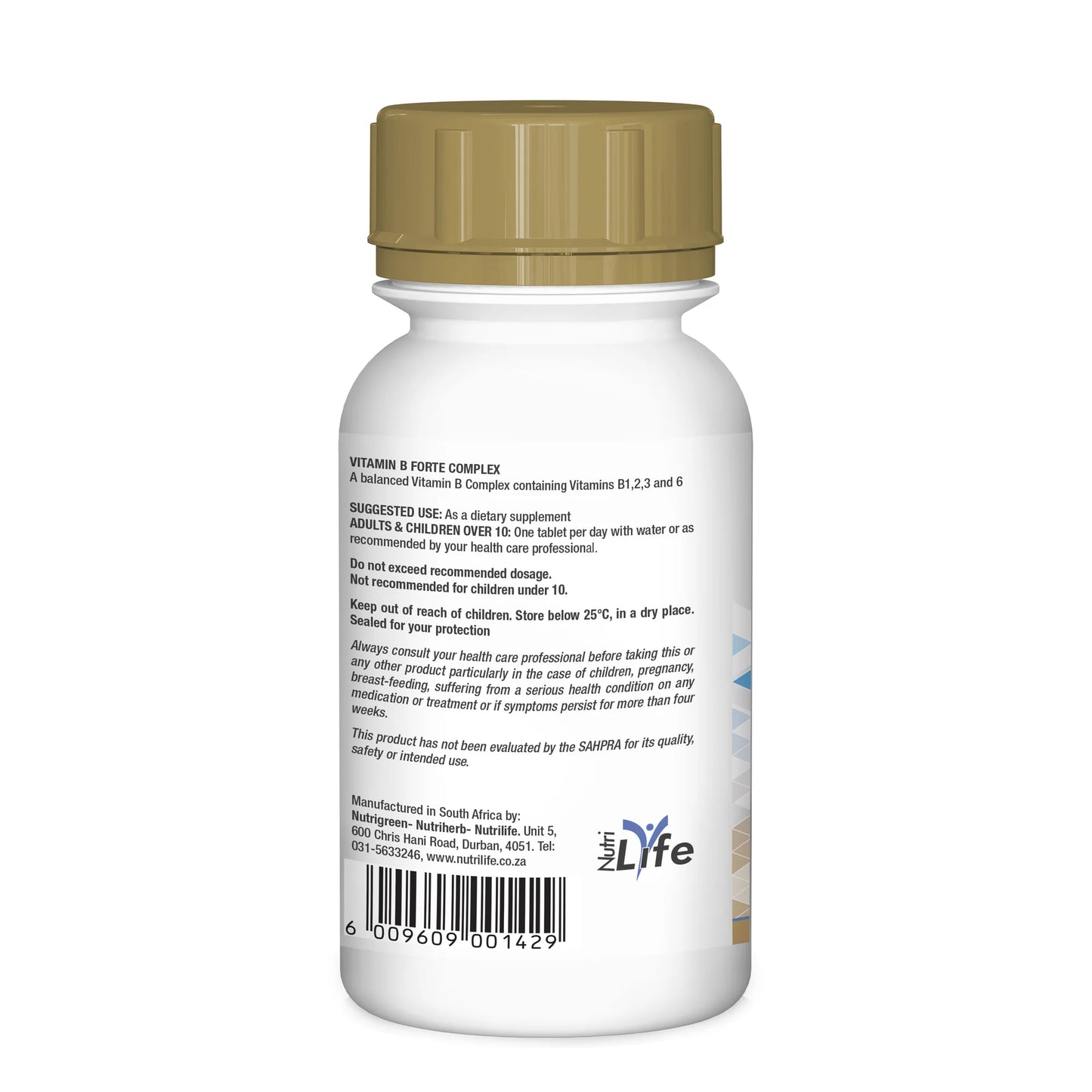 NUTRILIFE - Vitamin B Forte Complex 100 Tablets | One Life Health