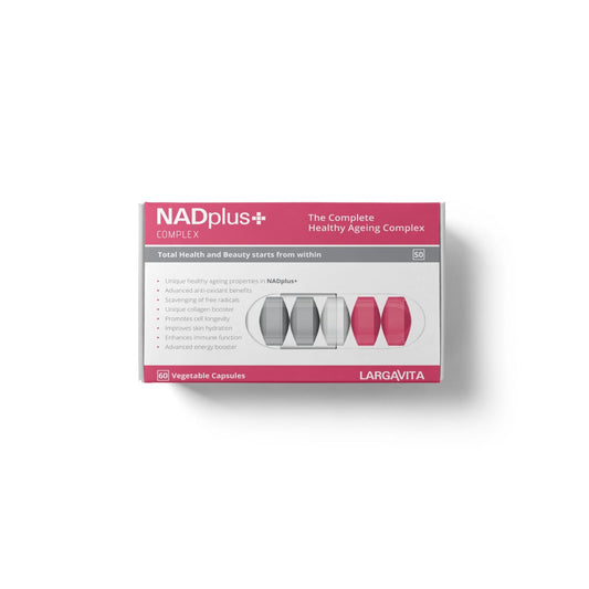 LARGAVITA - NADplus+ Complex - 60 Veg Capsules | One Life Health