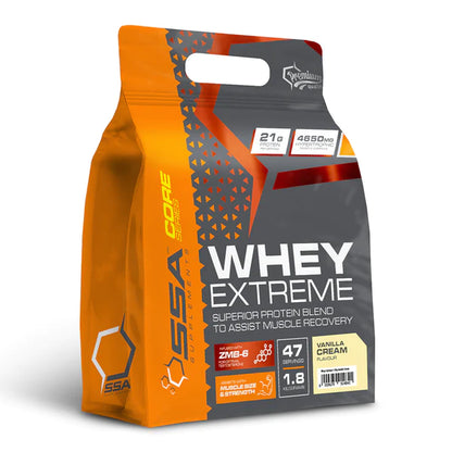 SSA CORE SERIES - Whey Extreme 1.8Kg - Cream Vanilla | One Life Health