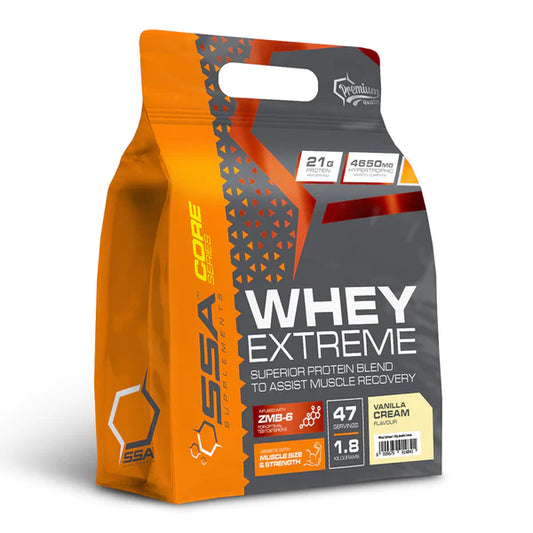 SSA CORE SERIES - Whey Extreme 1.8Kg - Cream Vanilla | One Life Health