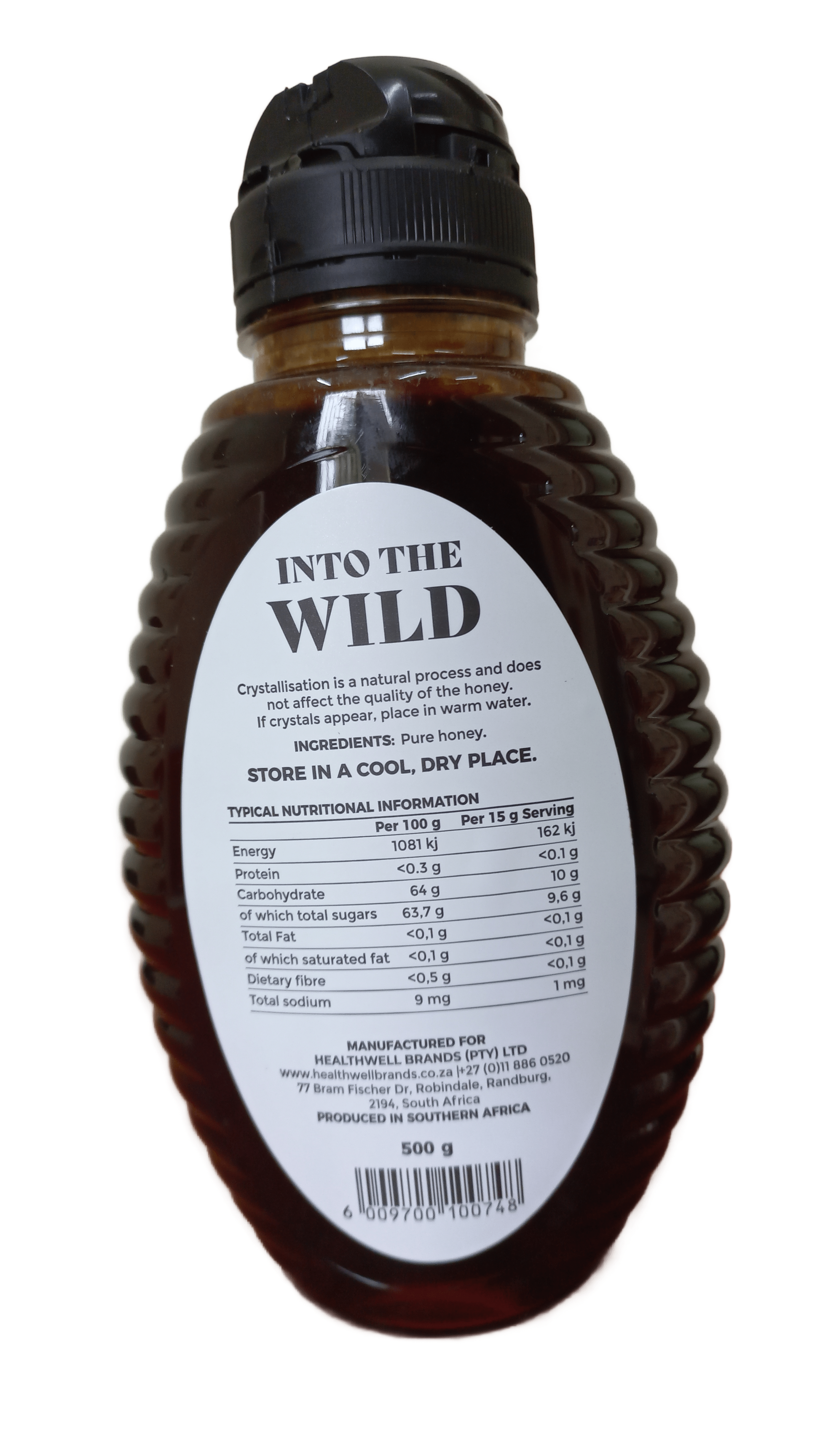 INTO THE WILD - Raw Unfiltered Honey - 500g | One Life Health