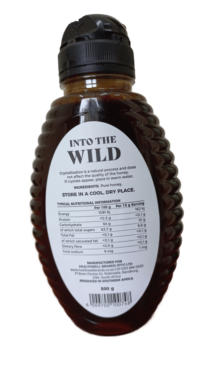 INTO THE WILD - Raw Unfiltered Honey - 500g | One Life Health
