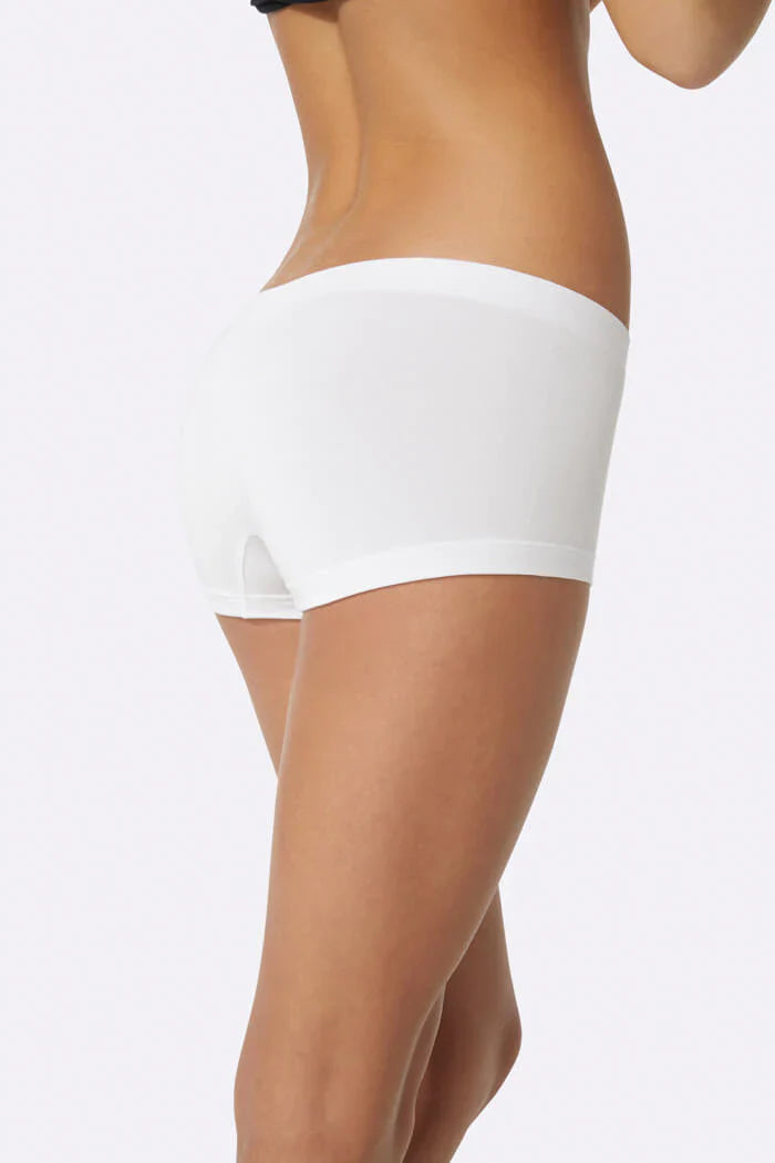 BOODY - Ladies White Boyleg Briefs - XL | One Life Health