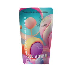 CANNACO - CBD Unicorn Worm Gummies
