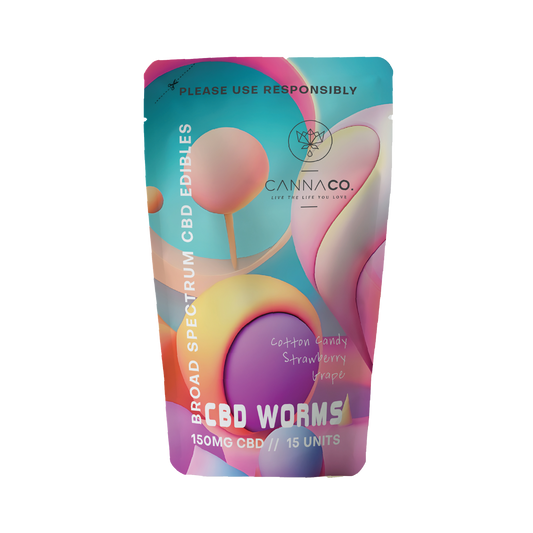 CANNACO - CBD Unicorn Worm Gummies | One Life Health