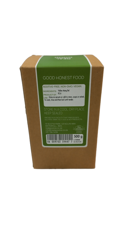REAL GOOD - Yellow Mung Dal - 500g | One Life Health