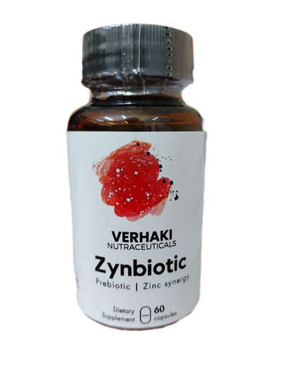 Verhaki Zynbiotic synbiotic supplement 60 capsules bottle
