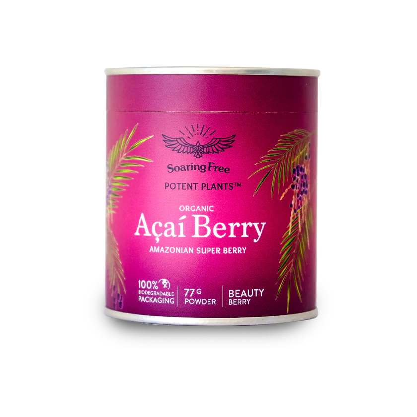 SOARING FREE SUPERFOODS - Organic Acai Berry - 77g | One Life Health