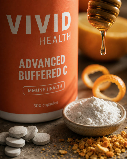 VIVID HEALTH - IMMUNE - Advanced Buffered C 300 Capsules ingredient image