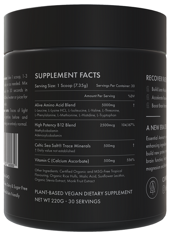 ALIVE LIFESTYLES - Alive Essential Aminos+ - 220g | One Life Health