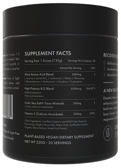 ALIVE LIFESTYLES - Alive Essential Aminos+ - 220g | One Life Health