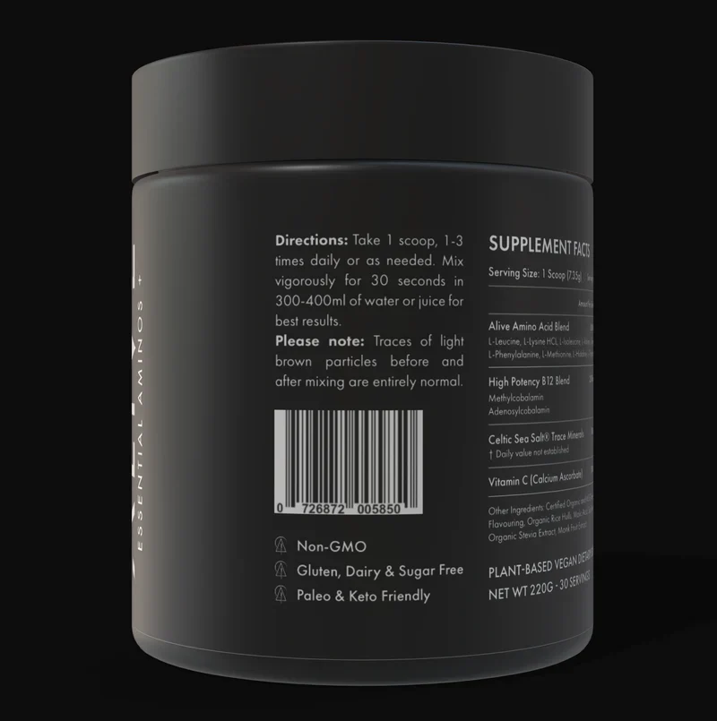 ALIVE LIFESTYLES - Alive Essential Aminos+ - 220g | One Life Health