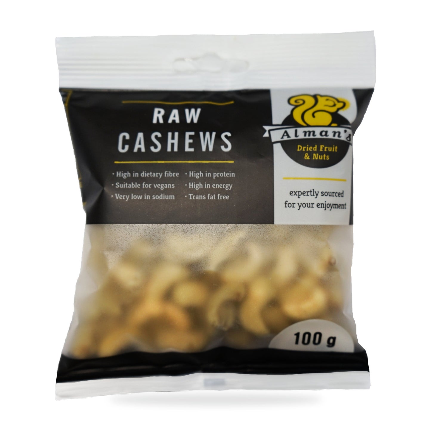 ALMANS - Cashews Raw - 100g | One Life Health