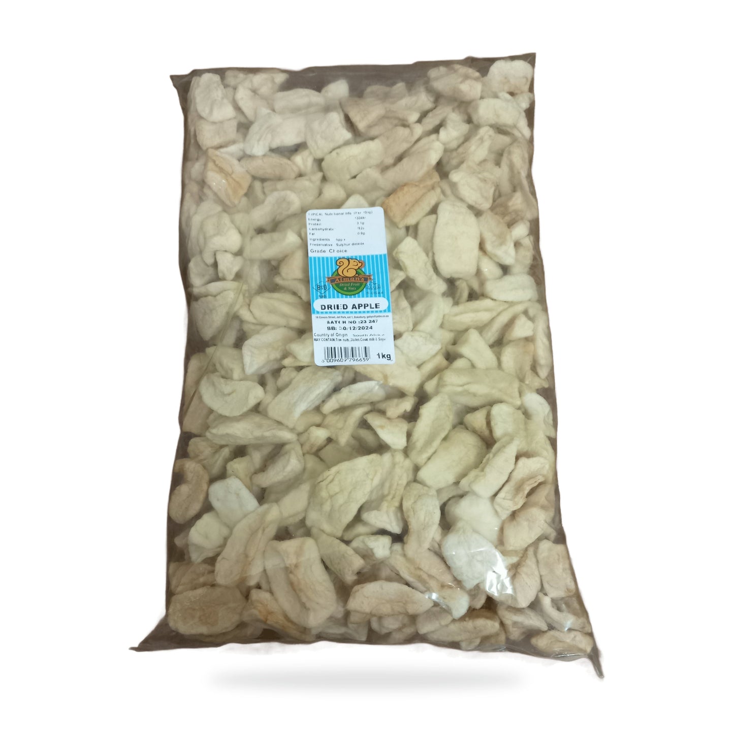 ALMANS - Dried Apples - 1kg | One Life Health