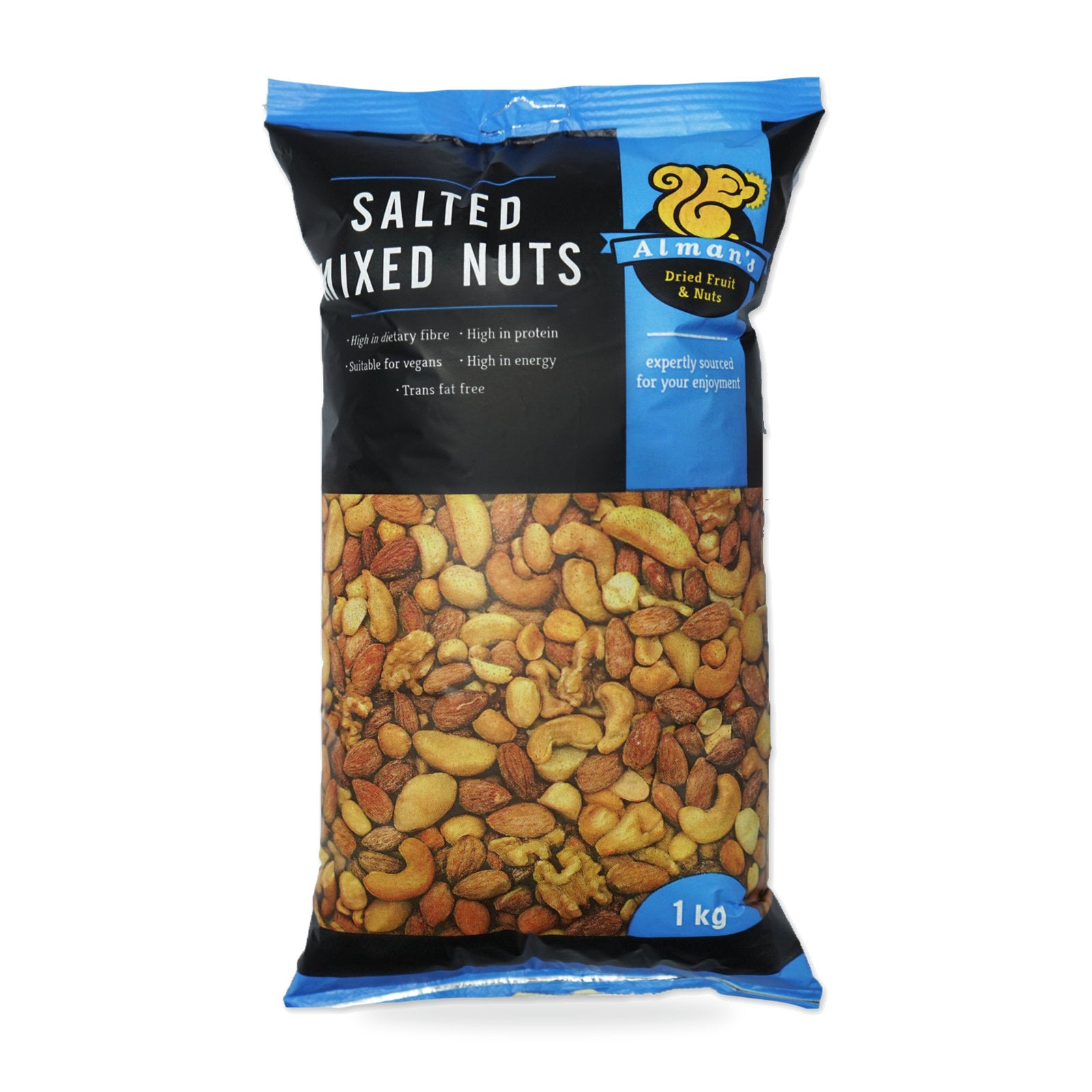 ALMANS - Mixed Nuts Salted - 1kg | One Life Health