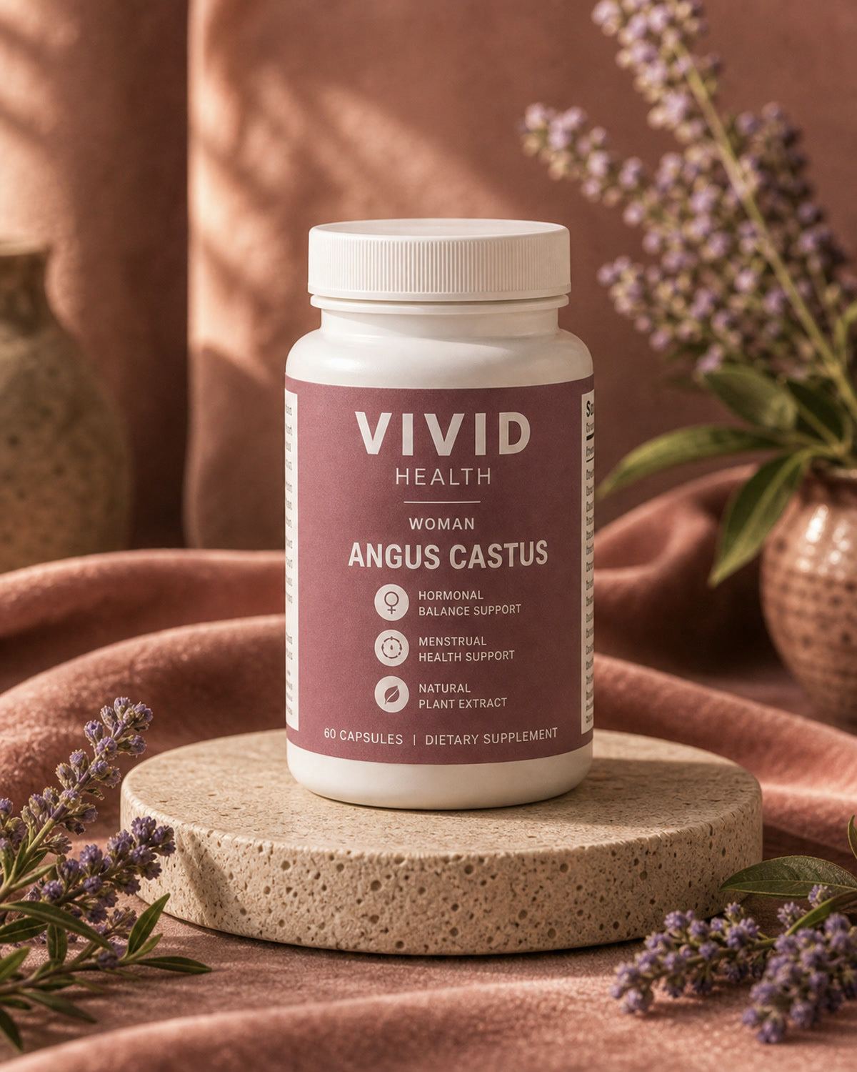 VIVID HEALTH - WOMAN - Angus Castus 60 Capsules hero image
