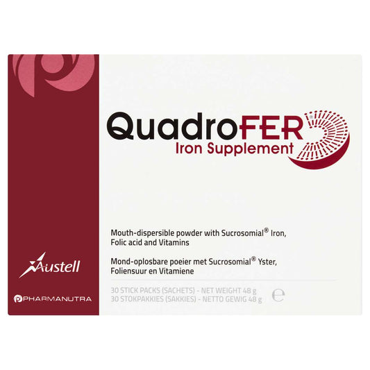 Austell Quadrofer Iron Supplement box of 30 sachets