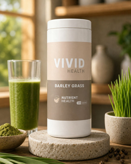Vivid Health - Nutritent Health - Barley Grass 300 Capsules