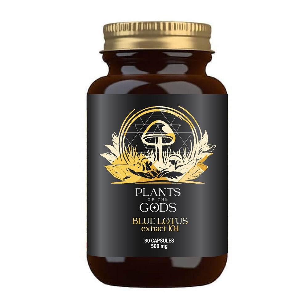 PLANTS OF THE GODS - Blue Lotus Extract 10:1 500mg - 30 Capsules | One Life Health