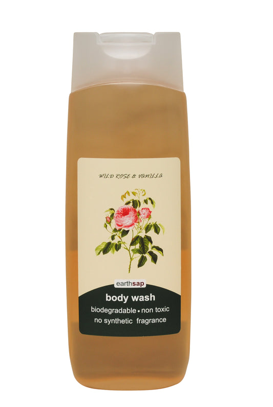 EARTHSAP - Body Wash Wild Rose & Vanilla - 400ml | One Life Health