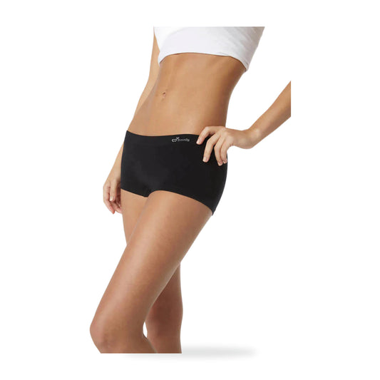 BOODY - Ladies Black Boyleg Briefs - S/M | One Life Health