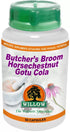 WILLOW - Butchers Broom Horsechestnut Gotu Cola - 50 Capsules