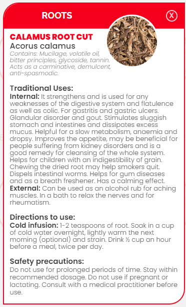 PHARMA GERMANIA - Calamus Root Cut - 100g | One Life Health
