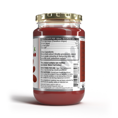 NEOGENESIS HEALTH - Sea Moss Gel Cherry and Mixed Berries - 375ml | One Life Health
