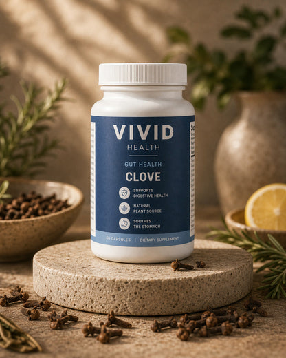 VIVID HEALTH - GUT HEALTH - Clove 60 Capsules — product photo 1 of 3