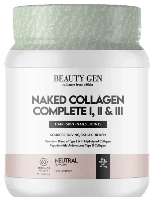 BEAUTY GEN - Naked Collagen Complete I, II & III 600g