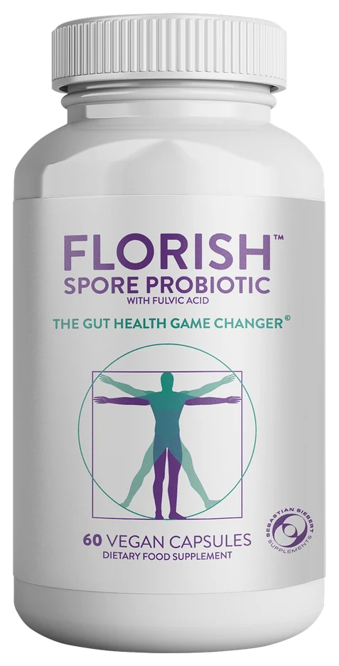 Florish Spore Probiotic with Fulvic Acid - 60 Capsules