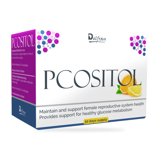 DELFRAN - Pcositol Orange & Lime - 30 Sachets | One Life Health