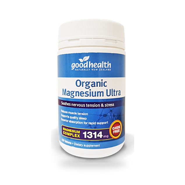 GOOD HEALTH - Organic Magnesium Ultra 120 Tablets — product photo 1 of 2